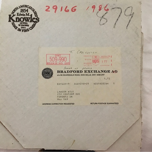 Collectible- The Sound of Music First Plate in Series. Knowles, 1986. Fine China - Picture 6 of 10